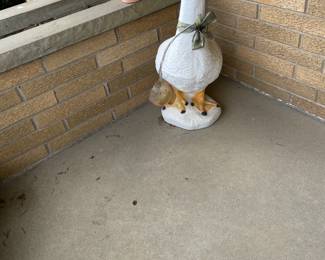. . . a cute porch duck/goose