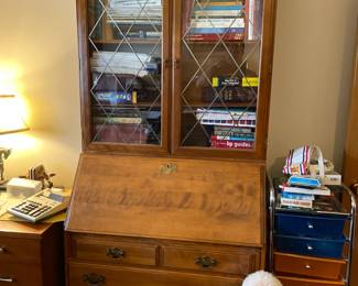 . . . a nice lead-glass secretary -- Frenchy the poodle not for sale