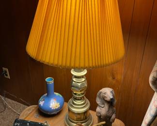 . . . brass lamp 