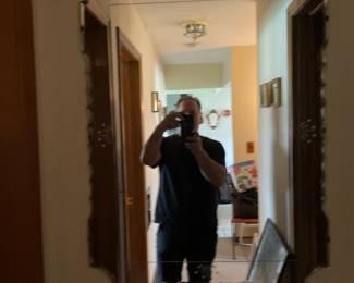 . . . vintage mirror -- ignore goofy guy in mirror