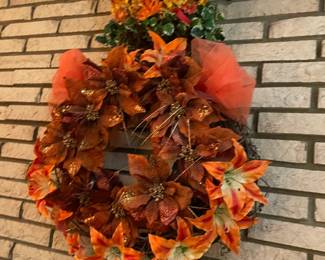 . . . faux wreath