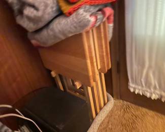 . . . set of snack tables