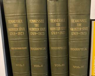 Tennessee the Volunteer State 1763--1923 Set Vol 1-4