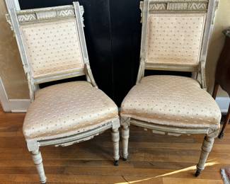 Pair of Italian Side Chairs