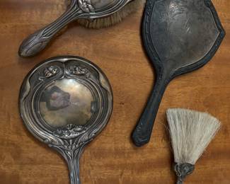 Victorian Sterling Dressing Accessories