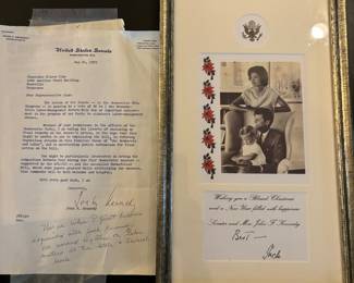 Two John F Kennedy Signed Documents