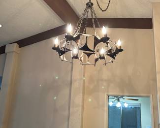 MCM Brutalist Chandelier (1 of 2)