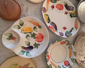 Handpainted Serving Platters
