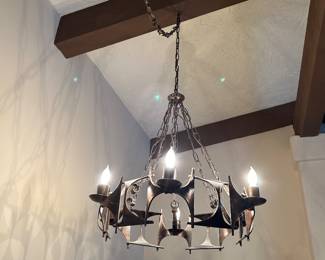 MCM Brutalist Chandelier (2 of 2)