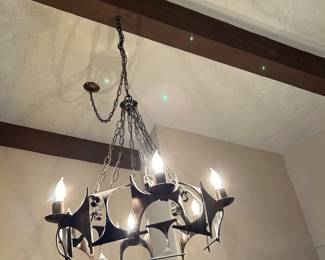 MCM Brutalist Chandelier (1 of 2)