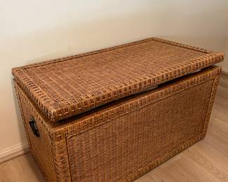 Wicker Storage Chest