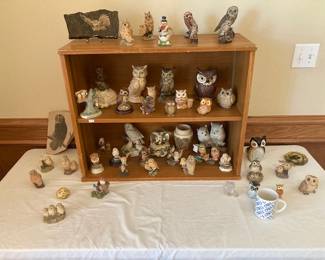 The owl collection - around 60 pieces