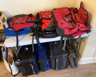 backpacks and luggage