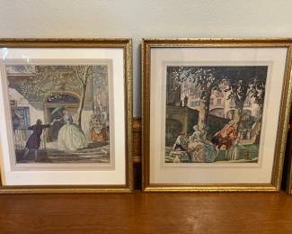 Seasons prints set by