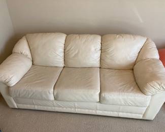 pleather sofa