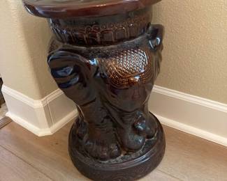 ceramic elephant stool