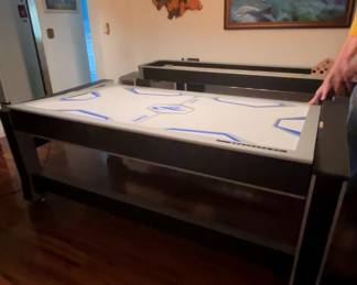Flippable / Rotating Air Hockey Pool / Ballards Table Combo 