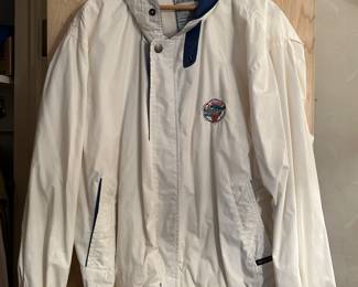 Vintage Zip Up White Jacket 