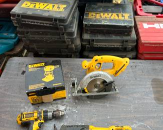 Dewalt Power Tools: Drill, Circular Saw and More!