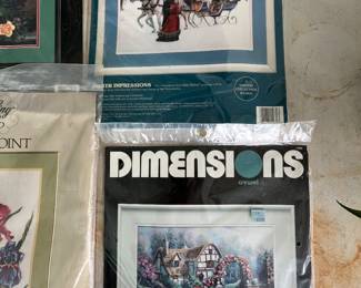 New in Package Vintage Needle Point Kits