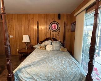4 Post Wood Bed Frame
