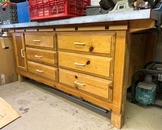 Work Bench with Drawers