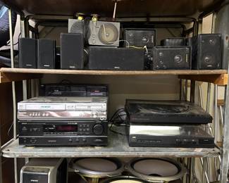 Vintage Stereo Equipment and Electronics: Sony, RCA, Magnavox, Akai, Pioneer and More!