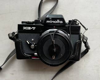 Large Vintage Camera and Lens Collection: Minolta XE-7