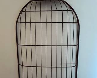 Metal Bird Cage Wall Art