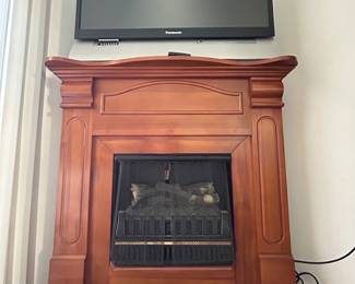 Corner Electric Fireplace 