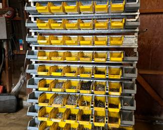 Wheeled Shelf Bin Organizer 