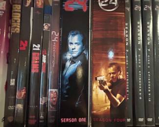 Huge DVD Movie Library: 24
