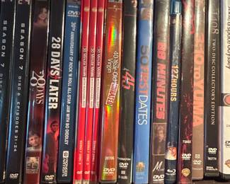 Huge DVD Movie Library: 24, 28 Days, The 40 Year Old Version, 50 First Dates, 127 Hours, 1408...