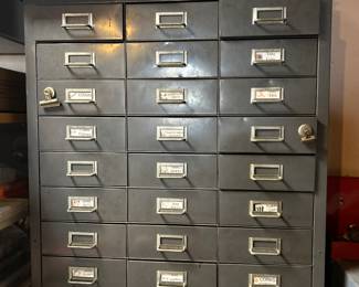 Vintage Metal Drawer Organizer