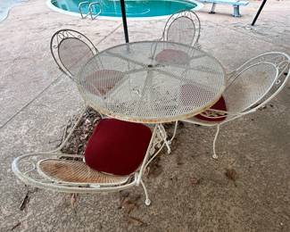 Vintage Metal Patio Set
