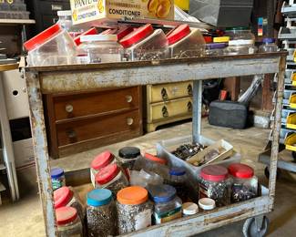 Wheeled Metal Cart