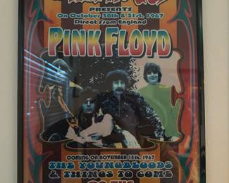1967 The Whiskey Go Go Pink Floyd Concert Poster