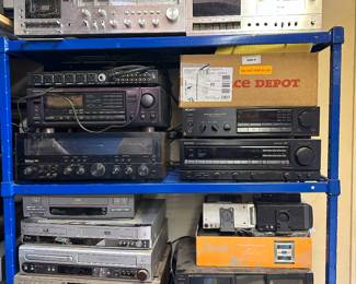 Vintage Stereo Equipment and Electronics: Sony, RCA, Magnavox, Akai, Pioneer and More!