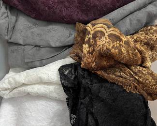 Huge selection of lace