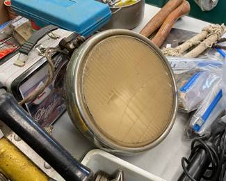 Vintage Ford headlight