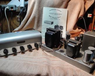 Tech Master Preamp and Amplifier with&nbsp;schematic and parts list - untested