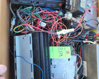 lot of vintage SONY car stereo equipment high end, 1980s