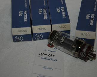 4 new "Westinghouse" 6L6GC tubes, (made in CHINA)