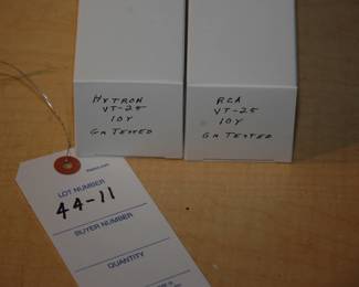 Hytron 10Y tubes, pair
