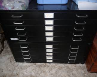 art/ blueprint cabinet