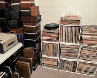 records and 8-tracks