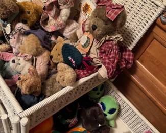 Bears and stuffed animals