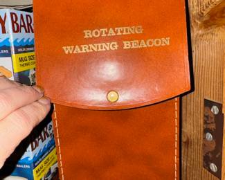 Vintage Rotating Warning Beacon, Boat parts