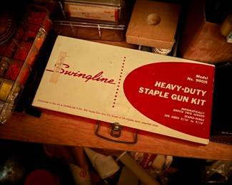 vintage staple gun kit