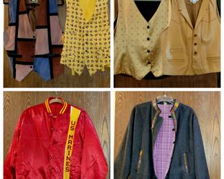 50% off Vintage vests, jackets 